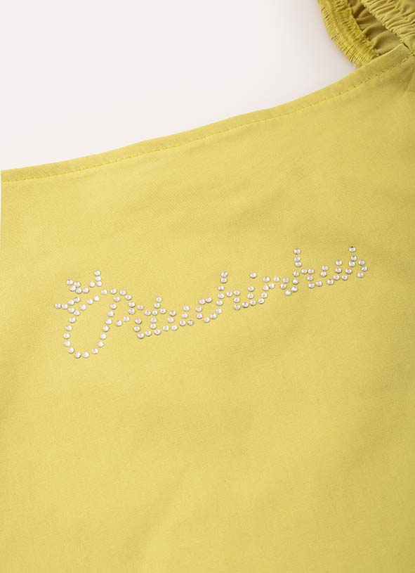 Blusa Cropped em Tricoline
