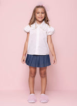 Camisa Cropped Tricoline