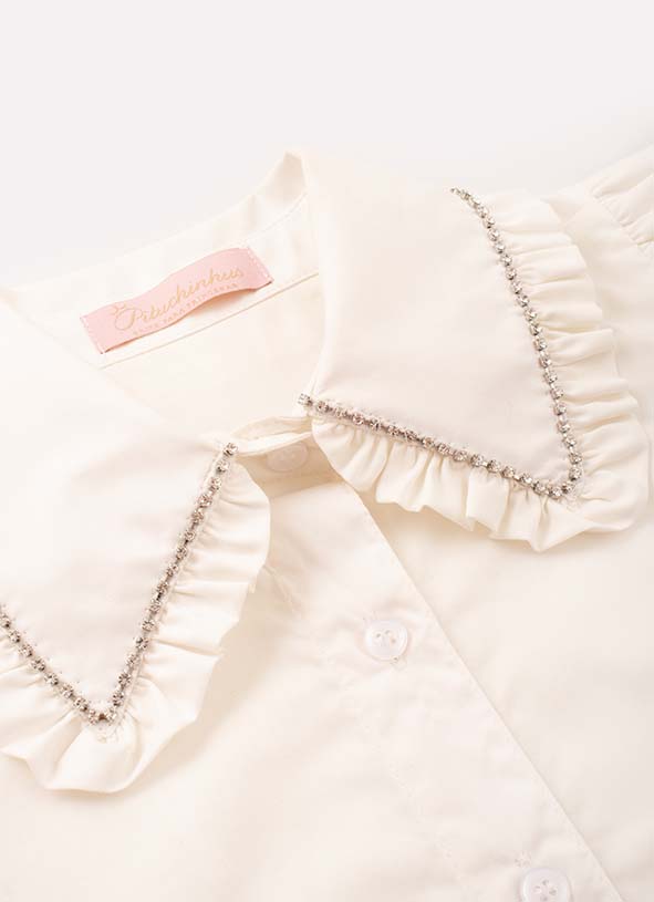 Camisa Cropped Tricoline
