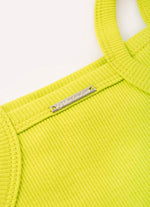 Blusa Cropped Ribana e Tule