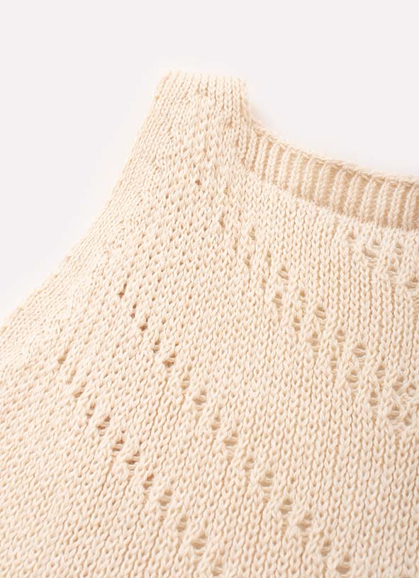 Blusa Cropped Tricot Ponto Crochê