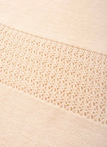 Vestido Longo Tricot Ponto Crochê