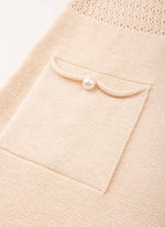 Vestido Longo Tricot Ponto Crochê