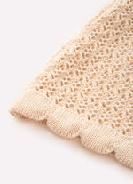 Vestido Longo Tricot Ponto Crochê