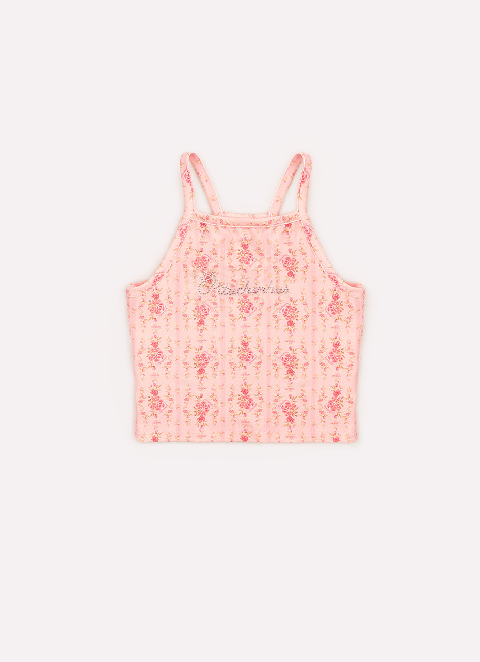 Blusa Alça Cropped Malha Light
