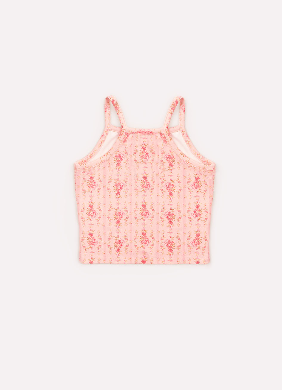 Blusa Alça Cropped Malha Light