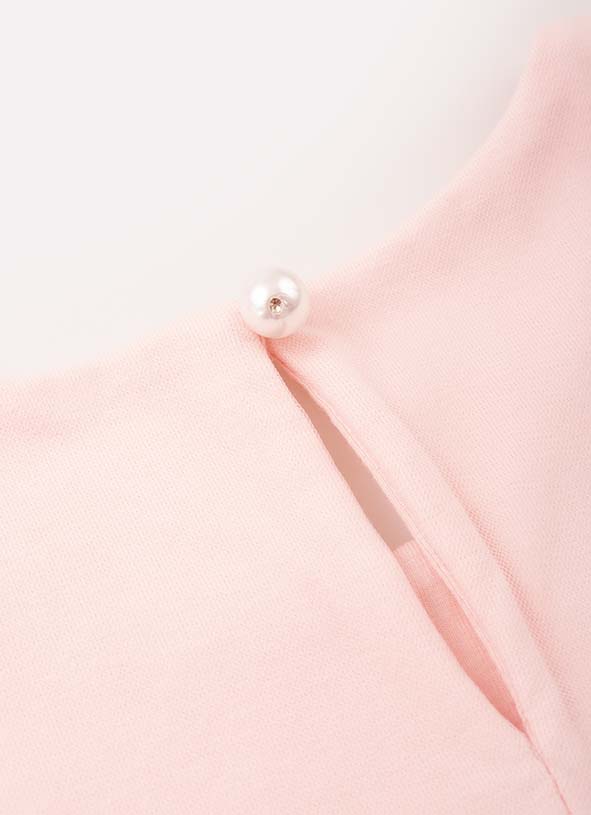 Blusa Cropped Cotton e Tule