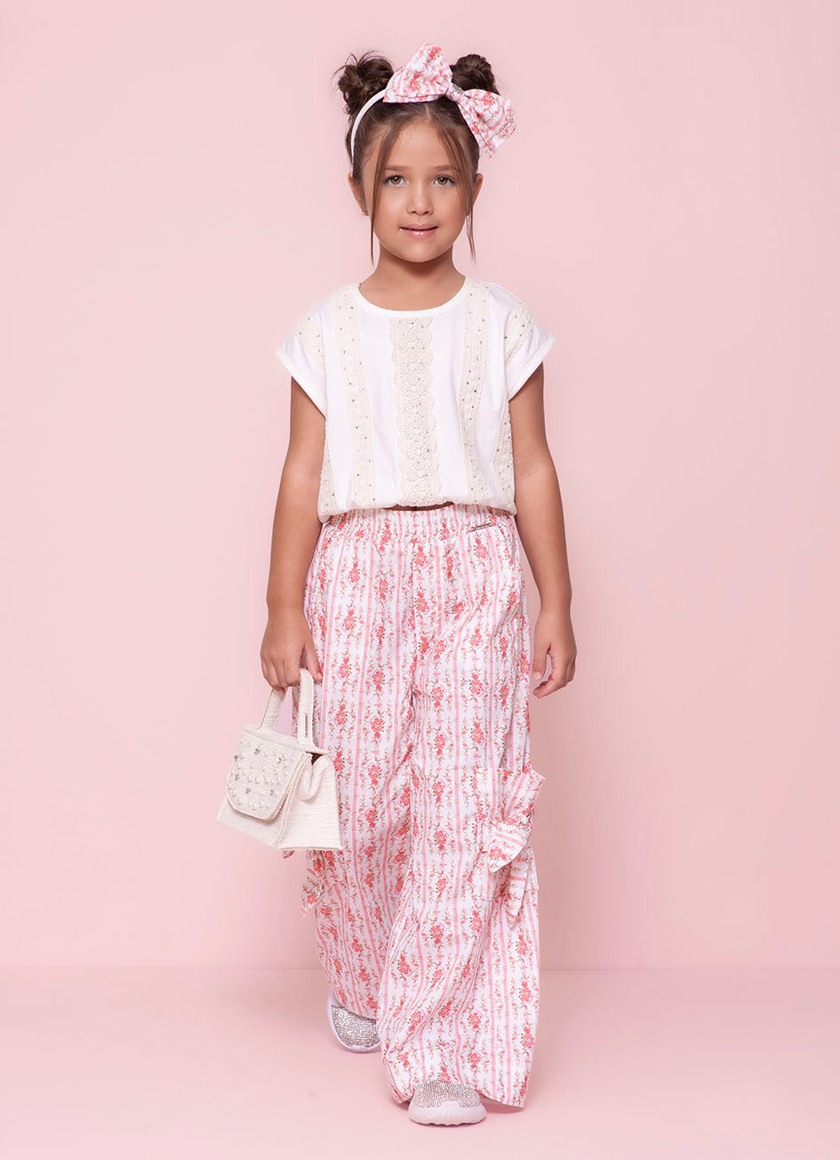 Blusa Alça Cotton Cristais