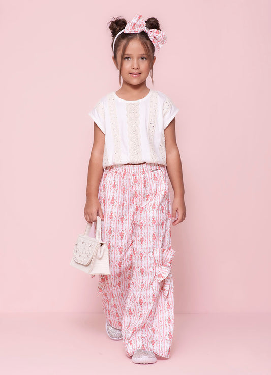 Blusa Alça Cotton Cristais
