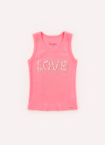 Blusa Regata Ribana Bordados