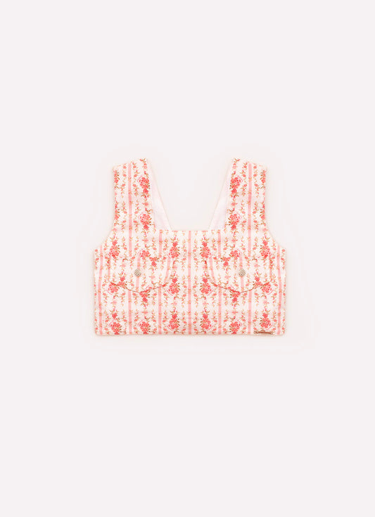 Blusa Cropped Algodão