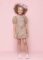 Blusa Cropped Tricoline