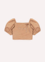 Blusa Cropped Tricoline