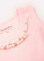 Blusa Regata Ribana Bordados