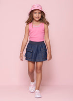 Blusa Regata Ribana Bordados