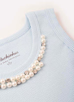 Blusa Regata Ribana Bordados