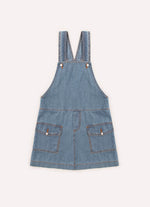 Jardineira Jeans Cargo
