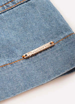 Jardineira Jeans Cargo