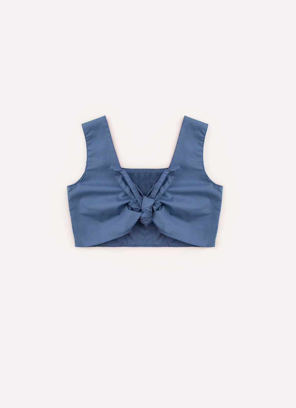 Blusa Cropped Tricoline