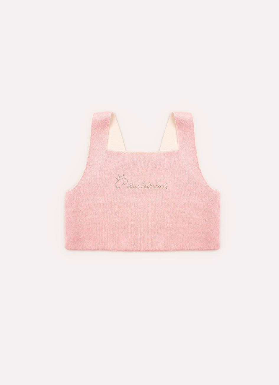 Blusa Regata Cropped Tricot