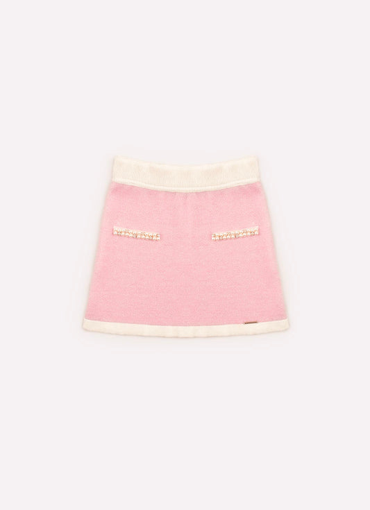 Saia Tricot Bordados