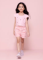 Blusa Cropped Cotton Bordados
