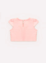 Blusa Cropped Cotton Bordados