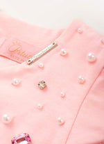 Blusa Cropped Cotton Bordados