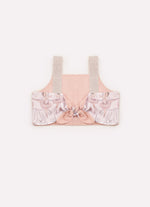 Blusa Alça Cropped Algodão Estampado