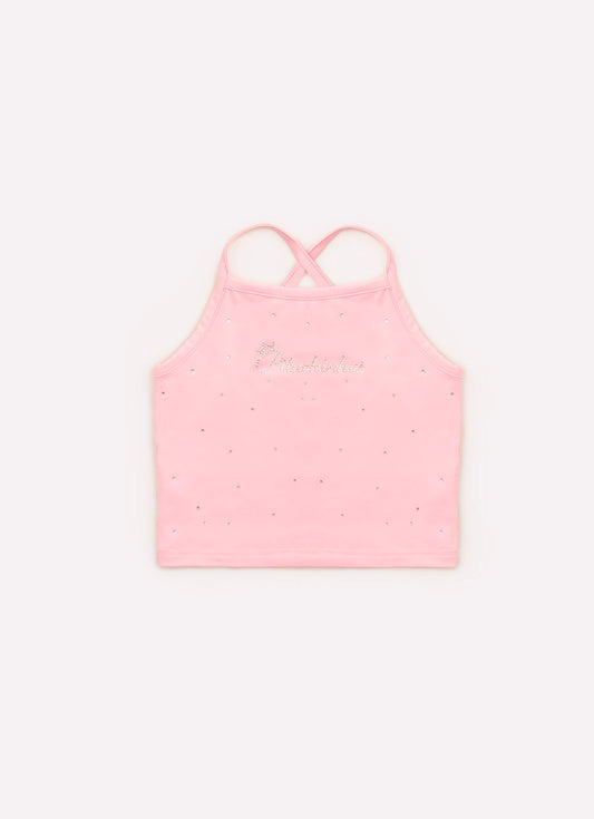 Blusa Alça Cropped Malha Light
