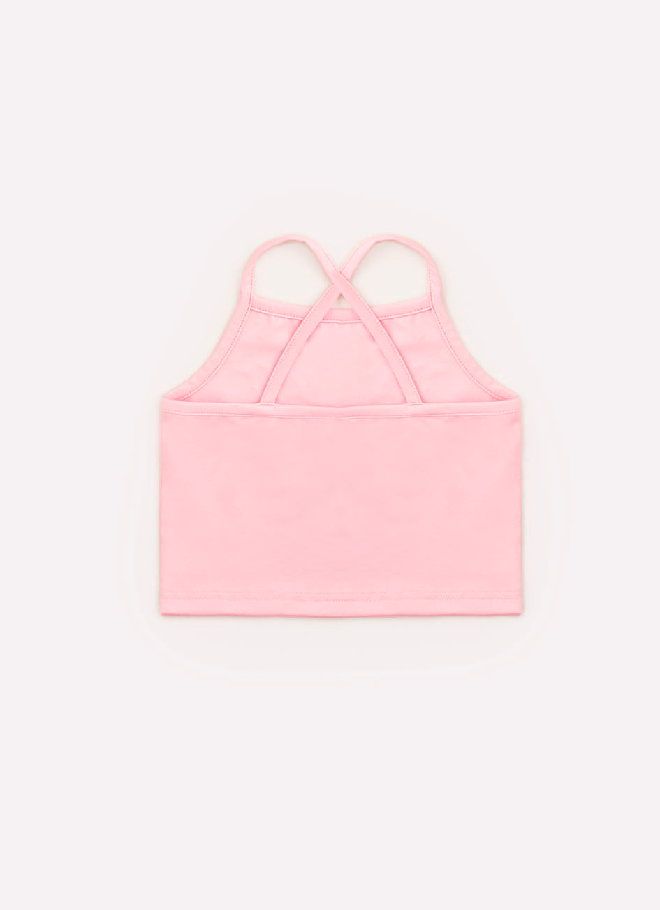 Blusa Alça Cropped Malha Light