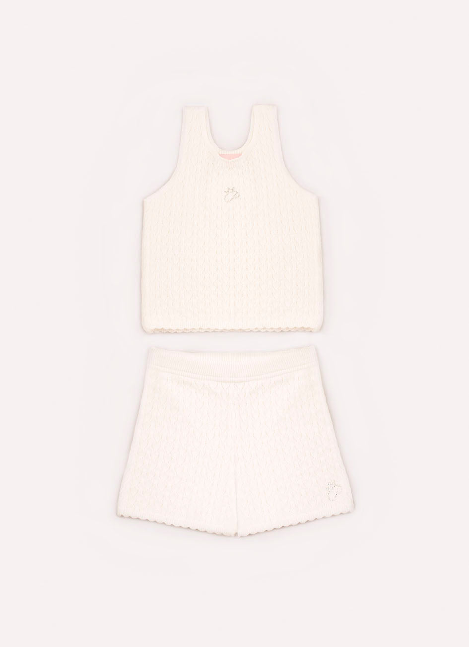 Conjunto Tricot Regata e Short Cristal
