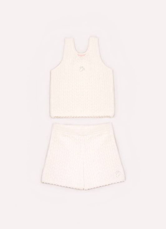 Conjunto Tricot Regata e Short Cristal