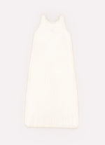 Vestido Longo Tricot Ponto Renda Cristal
