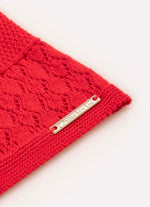 Vestido Tricot Ponto Rendado com Cinto