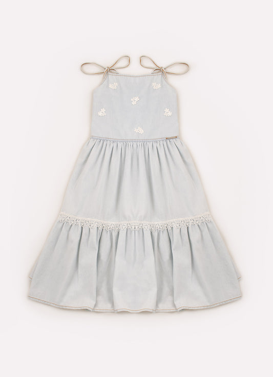 Vestido Alça Jeans