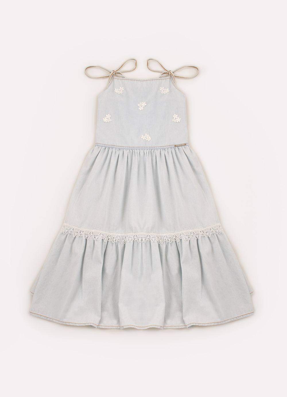 Vestido Alça Jeans