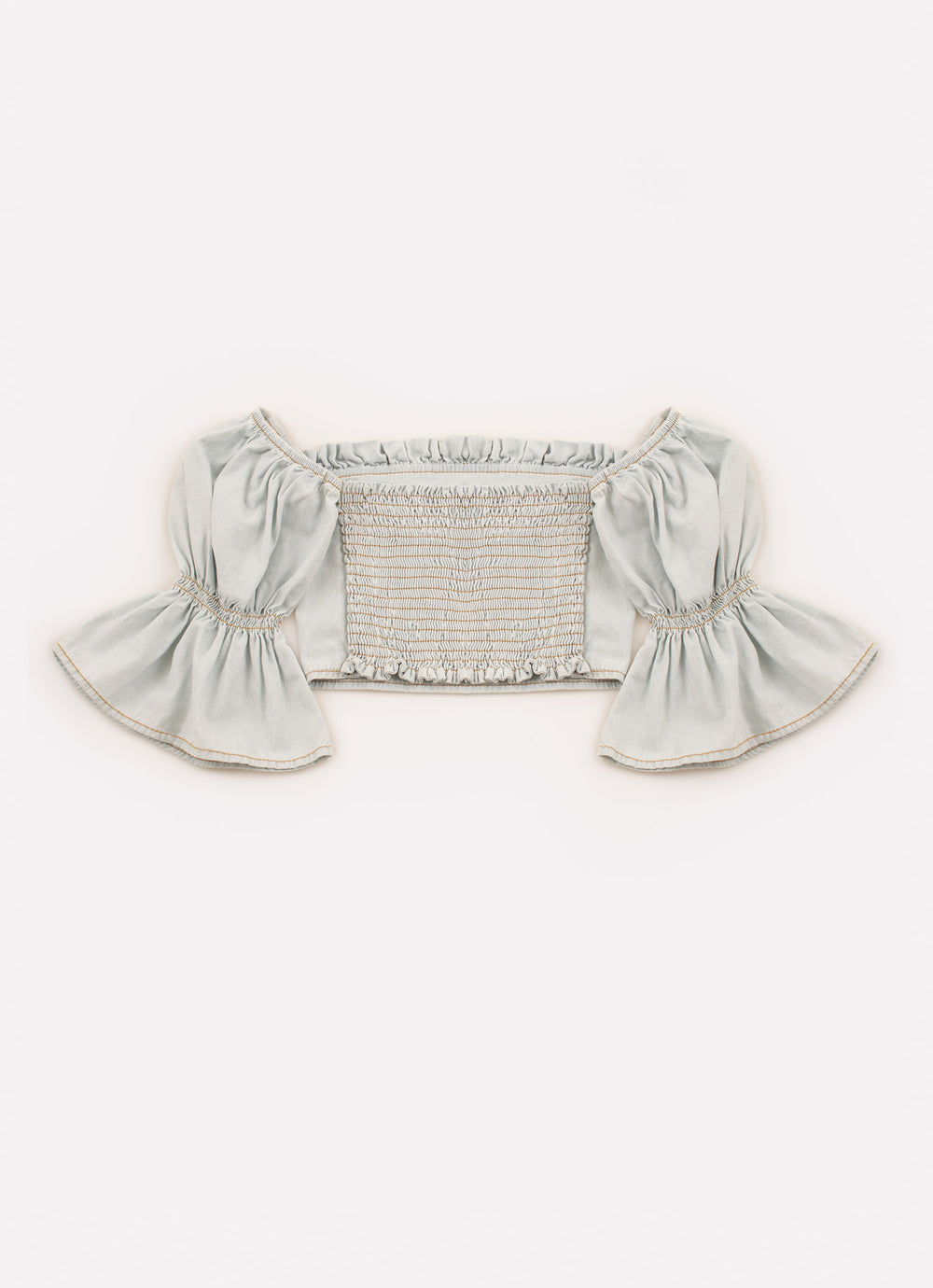 Blusa Cropped de Jeans