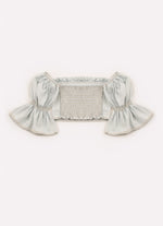 Blusa Cropped de Jeans