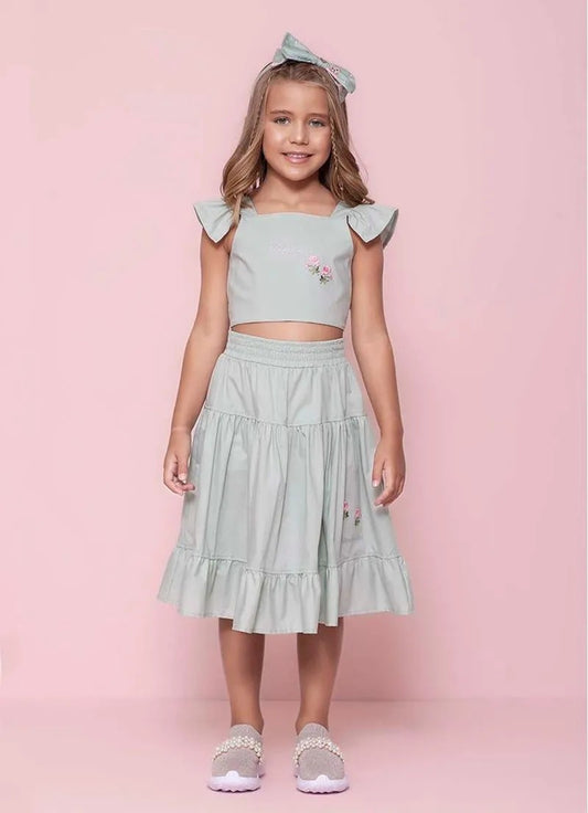 Blusa Alça Cropped Algodão