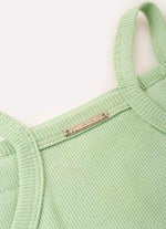 Blusa Alça Ribana e Tule