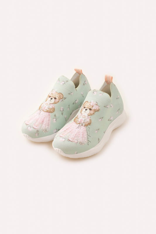 Tenis Knit Ursinha Cristal