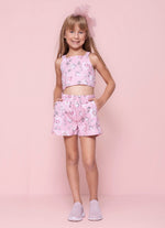 Blusa Alça Cropped Tricoline