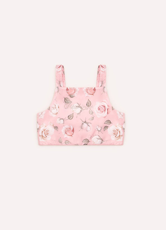 Blusa Alça Cropped Tricoline