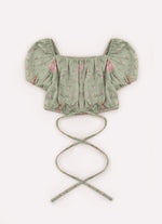 Blusa Cropped Algodão Estampado