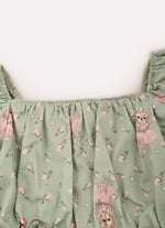 Blusa Cropped Algodão Estampado