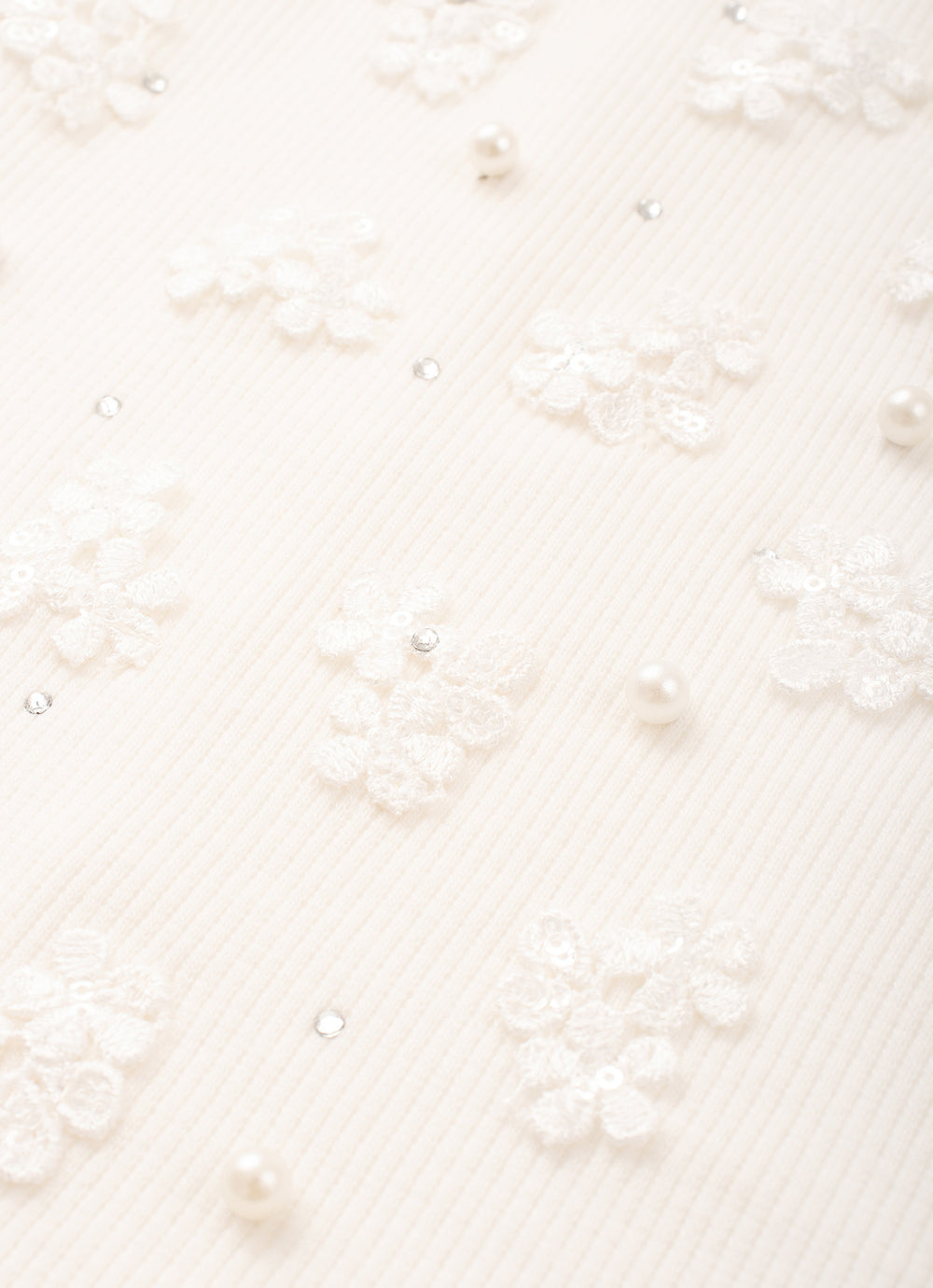 Blusa Cropped Ribana Flores