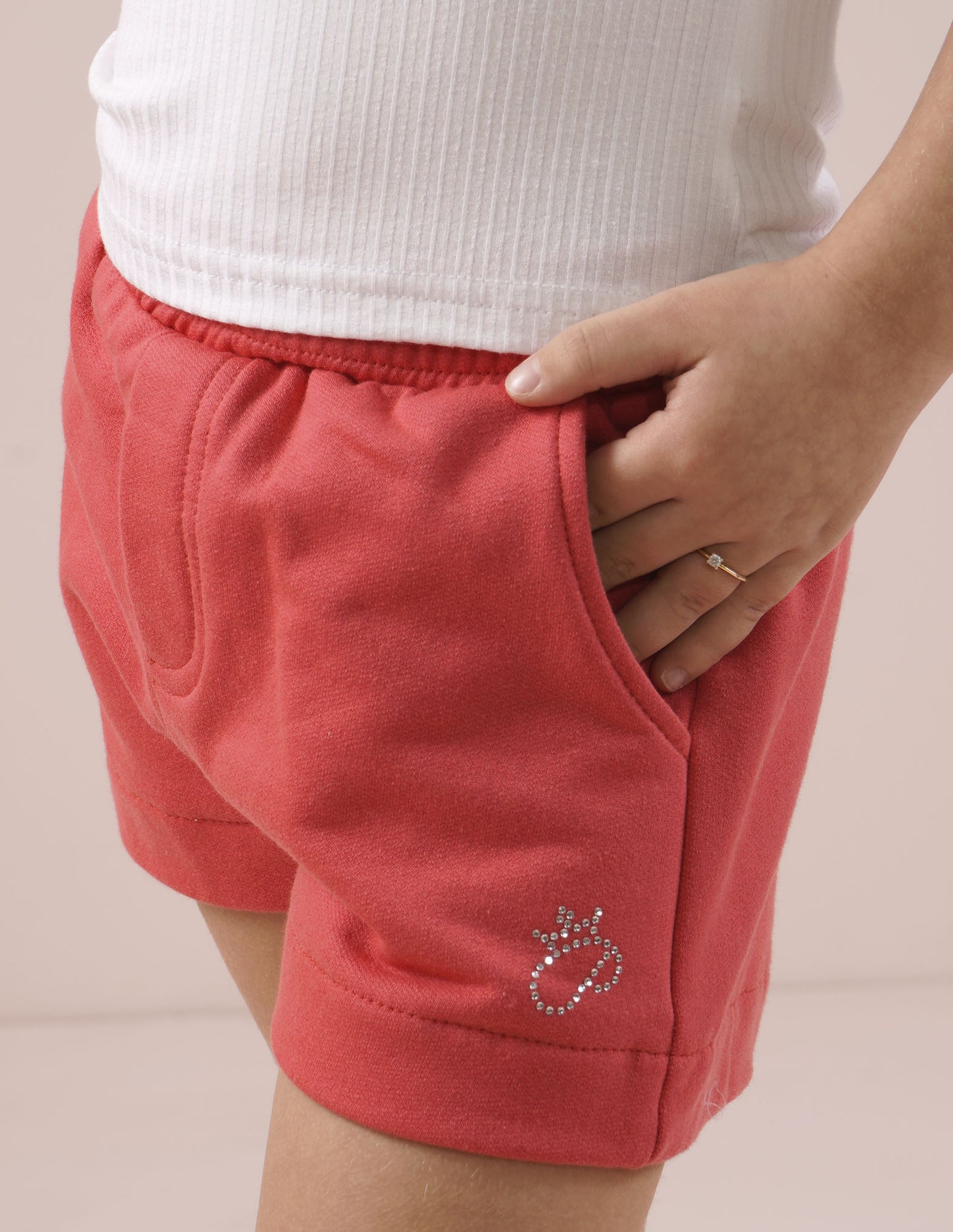 Short Moletom Cristal