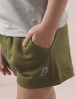 Short Moletom Cristal