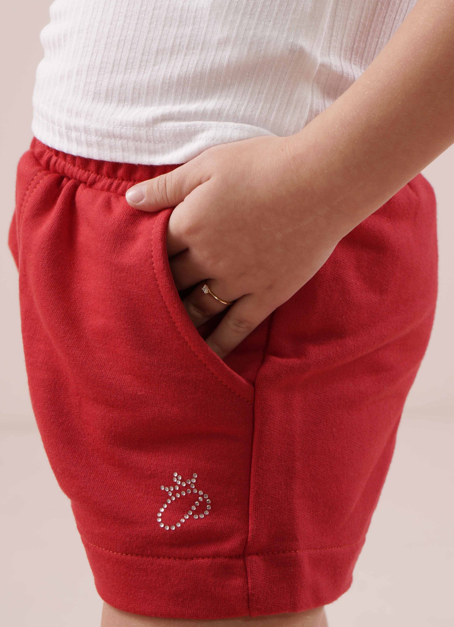 Short Moletom Cristal